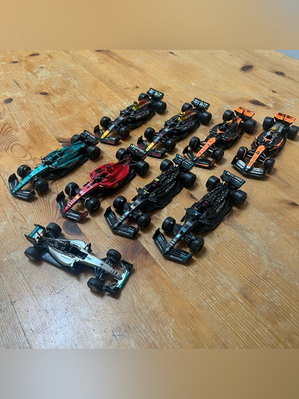 Bburago F1 1:43 Die-Cast Race Car Set